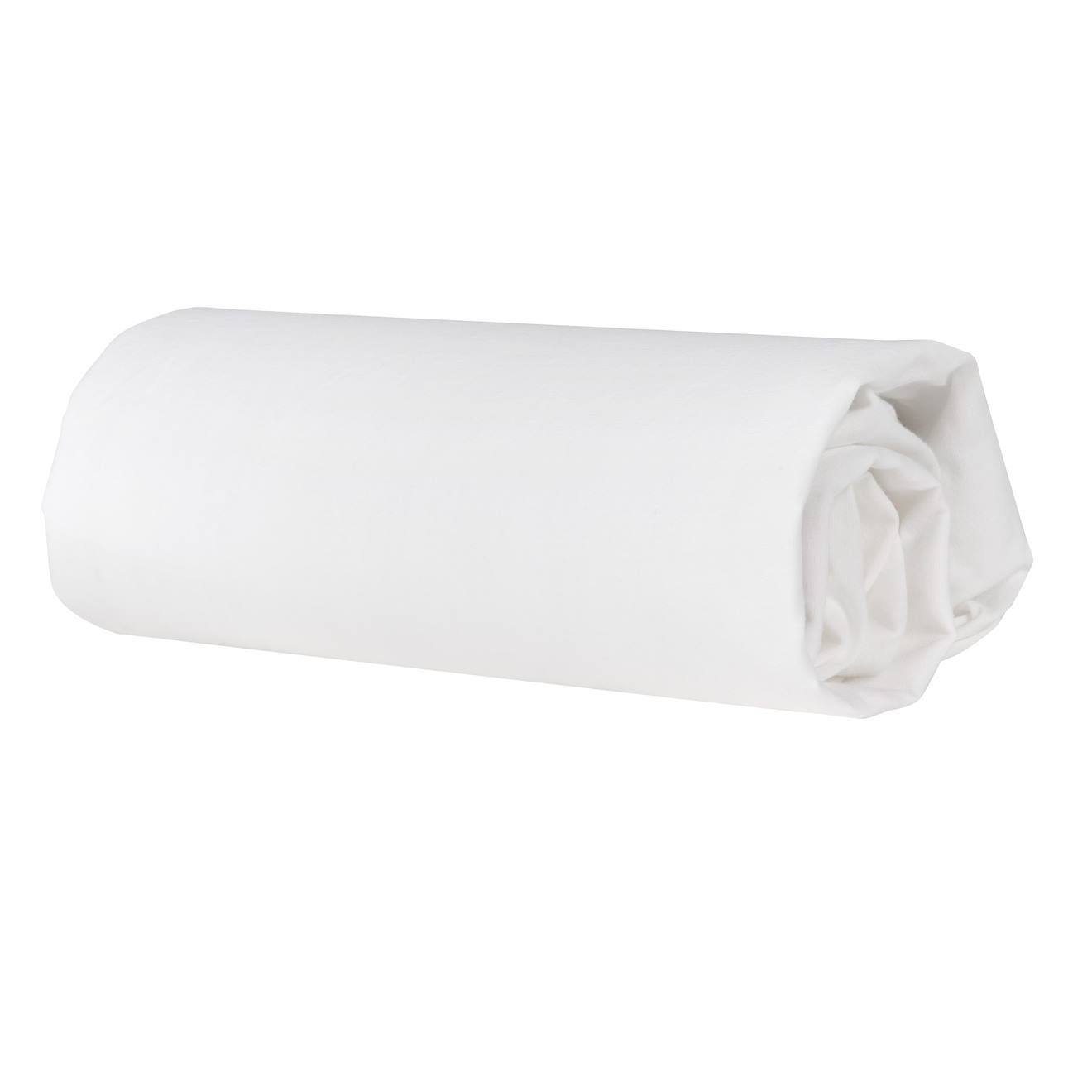 Drap Housse Extensible 60x120 - 70x140 En Coton Bio Safe Asleep® Blanc