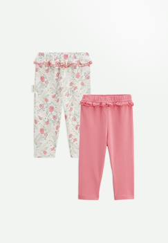 -Lot de 2 leggings enfant anaelle