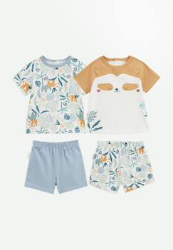 -Lot de 2 pyjama short enfant 2 pièces baroudeur