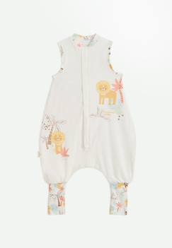 Turbulette tog 0,5 en gaze de coton avec pieds retroussables auguste  - vertbaudet enfant