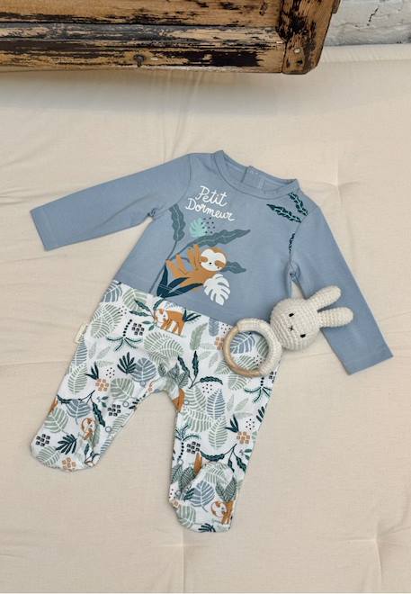 Pyjama bébé baroudeur Bleu 1 - vertbaudet enfant 