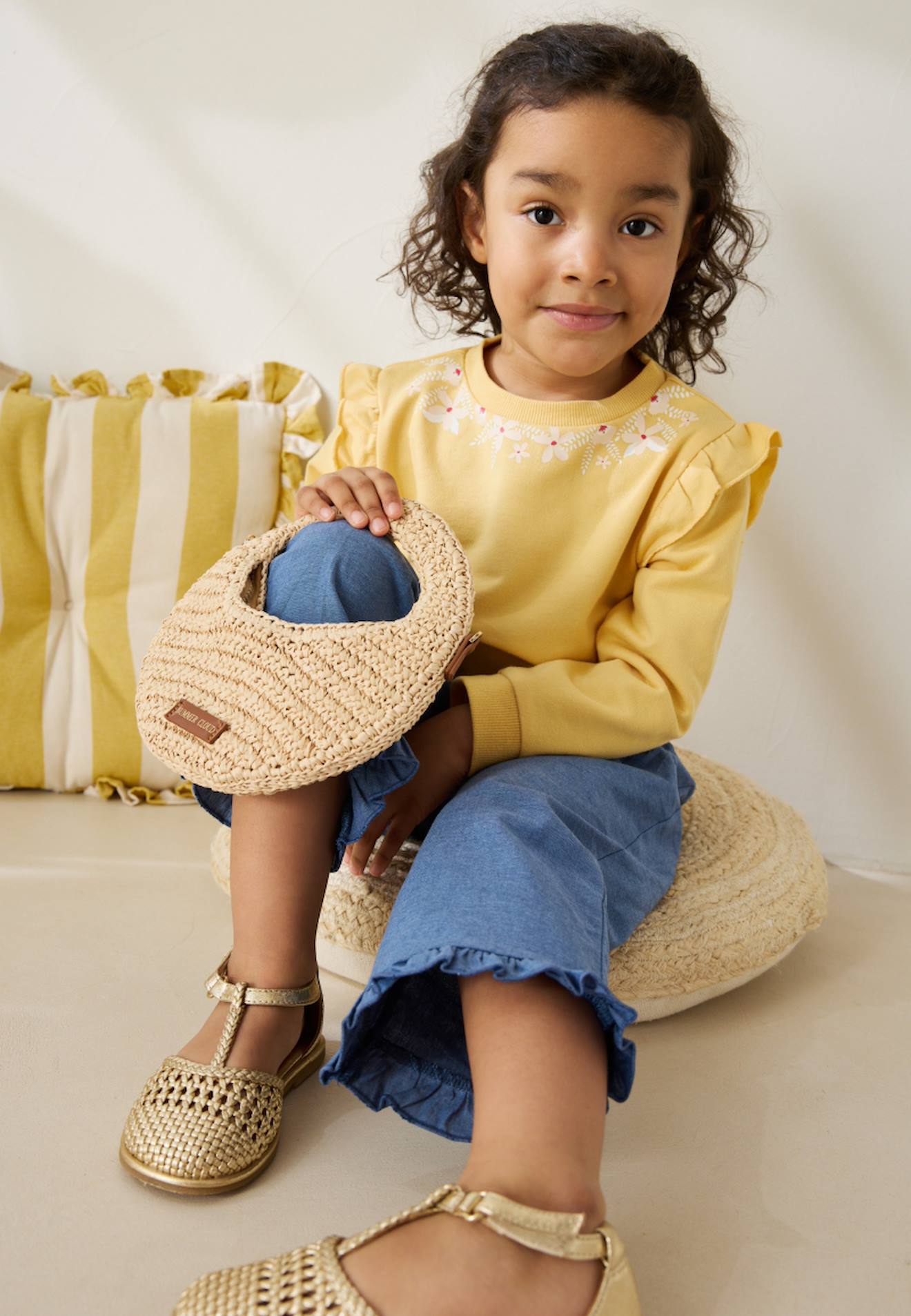 Sweat-shirt Enfant Camila Jaune