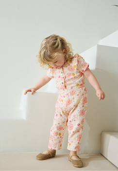 -Combinaison bébé en gaze de coton santa giulia