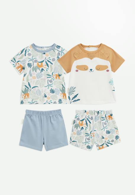 Bébé-Lot de 2 pyjama short enfant 2 pièces baroudeur