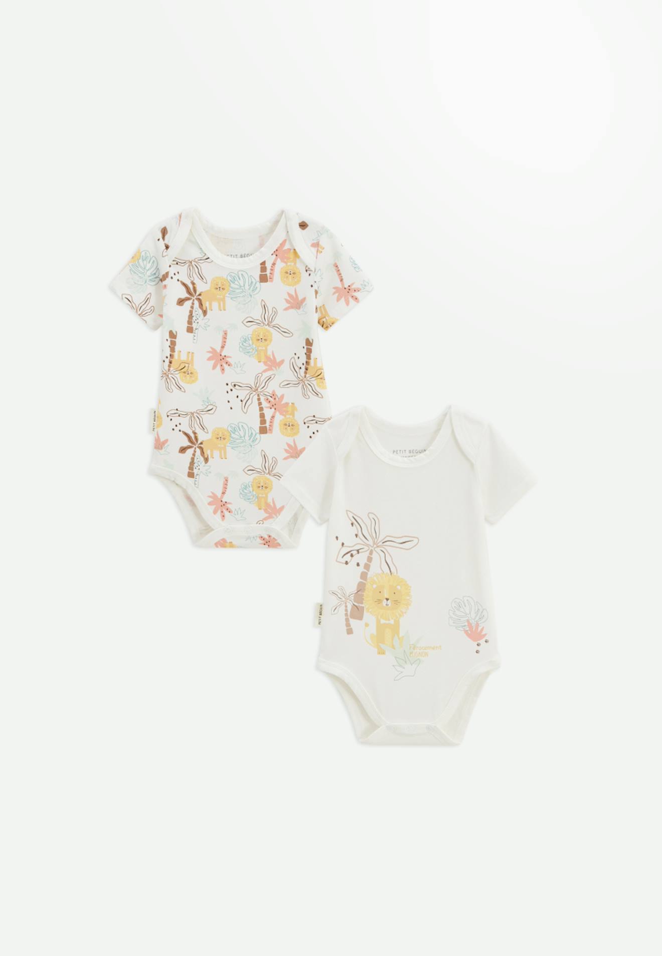 Lot De 2 Bodies Bb Manches Courtes Auguste Jaune 9 €