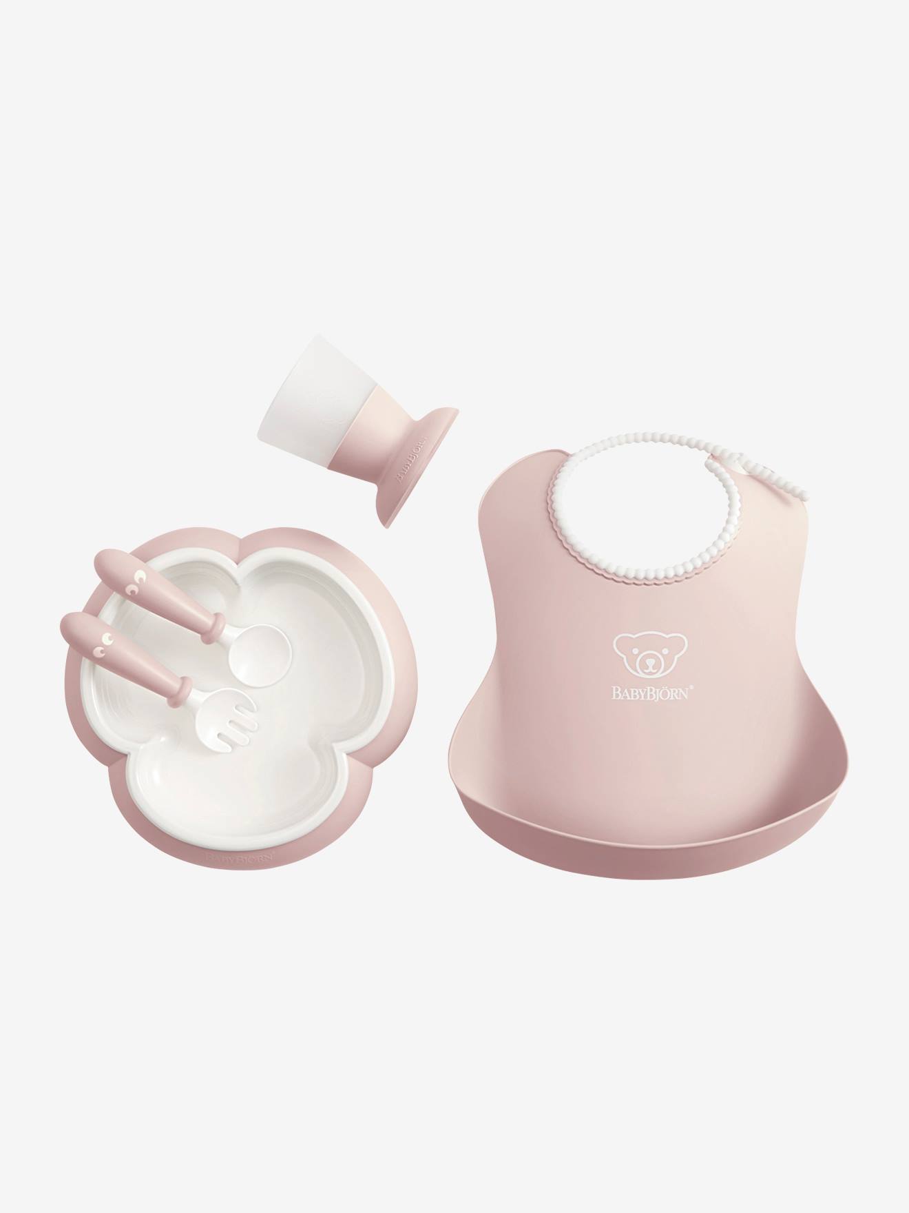 Coffret repas bébé BABYBJORN rose pastel