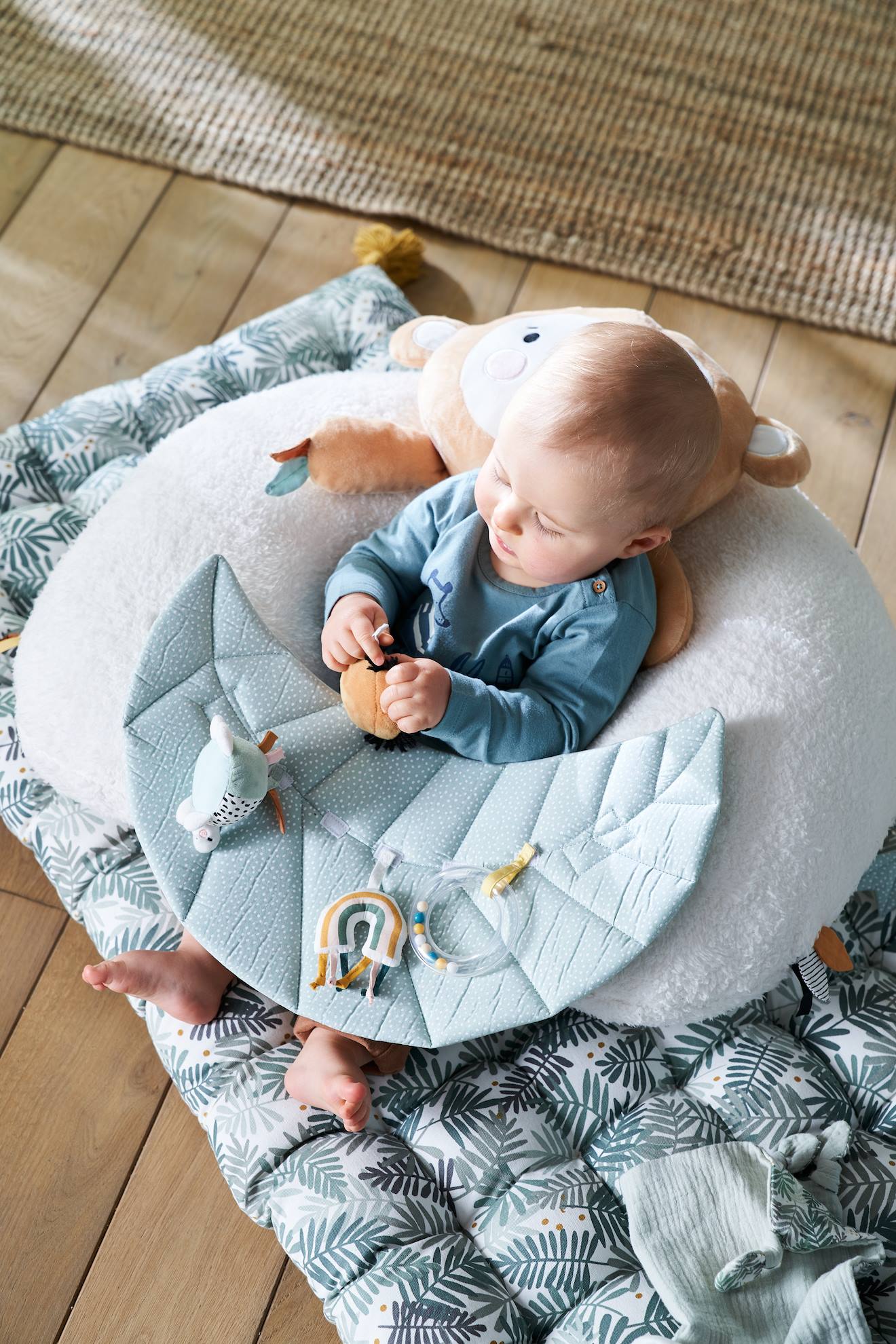 Coussin bébé des découvertes écru (Vertbaudet) - Image 2