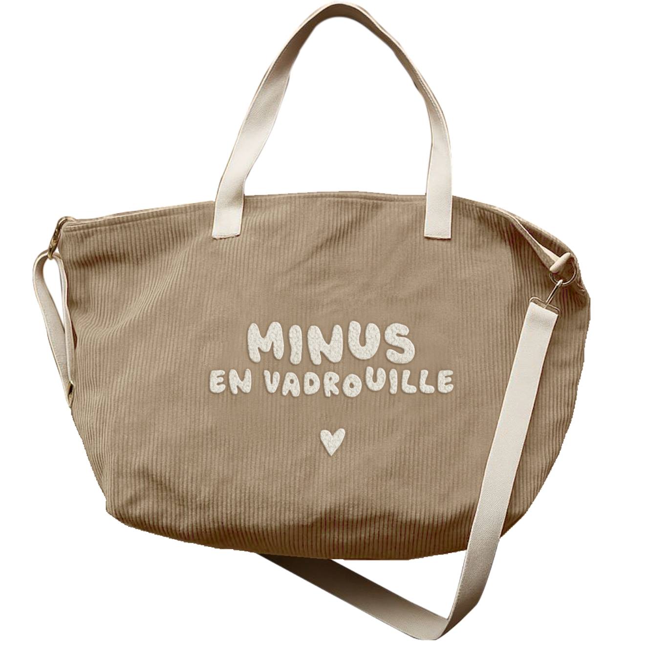 Sac Cabas Xl Minus En Vadrouille Beige