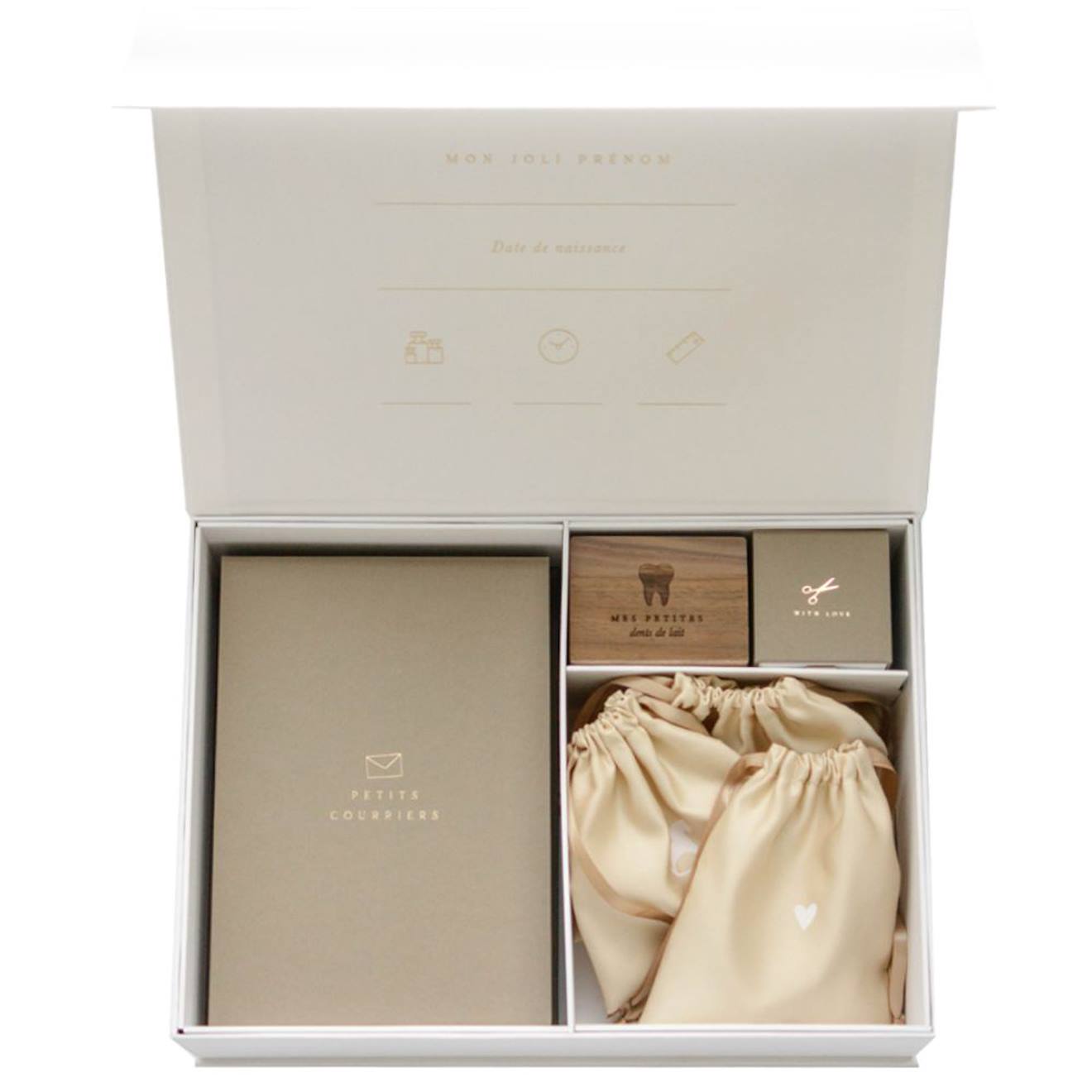 Coffret Souvenirs De Ton Enfance Beige, Écru, Blanc