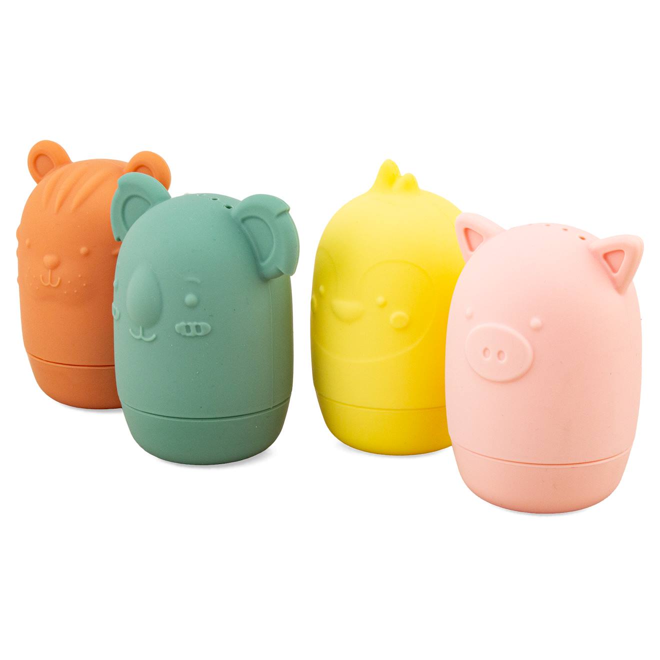 Jouets Bain Silicone Animaux Ludi'eau Orange (Ulysse) - Couverture
