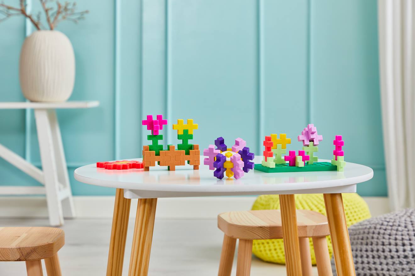 Big - Set Activité - Fleurs - 40 Pcs Multicolore