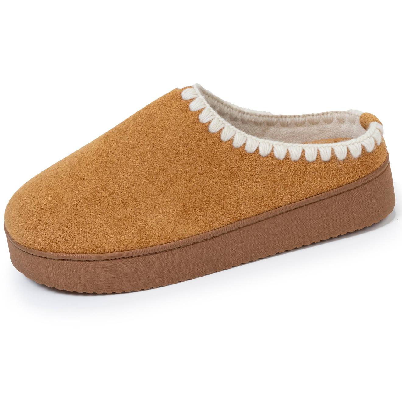 Chaussons Mules Talon Compens De 35 Cm Trs Confortables Camel 24 €
