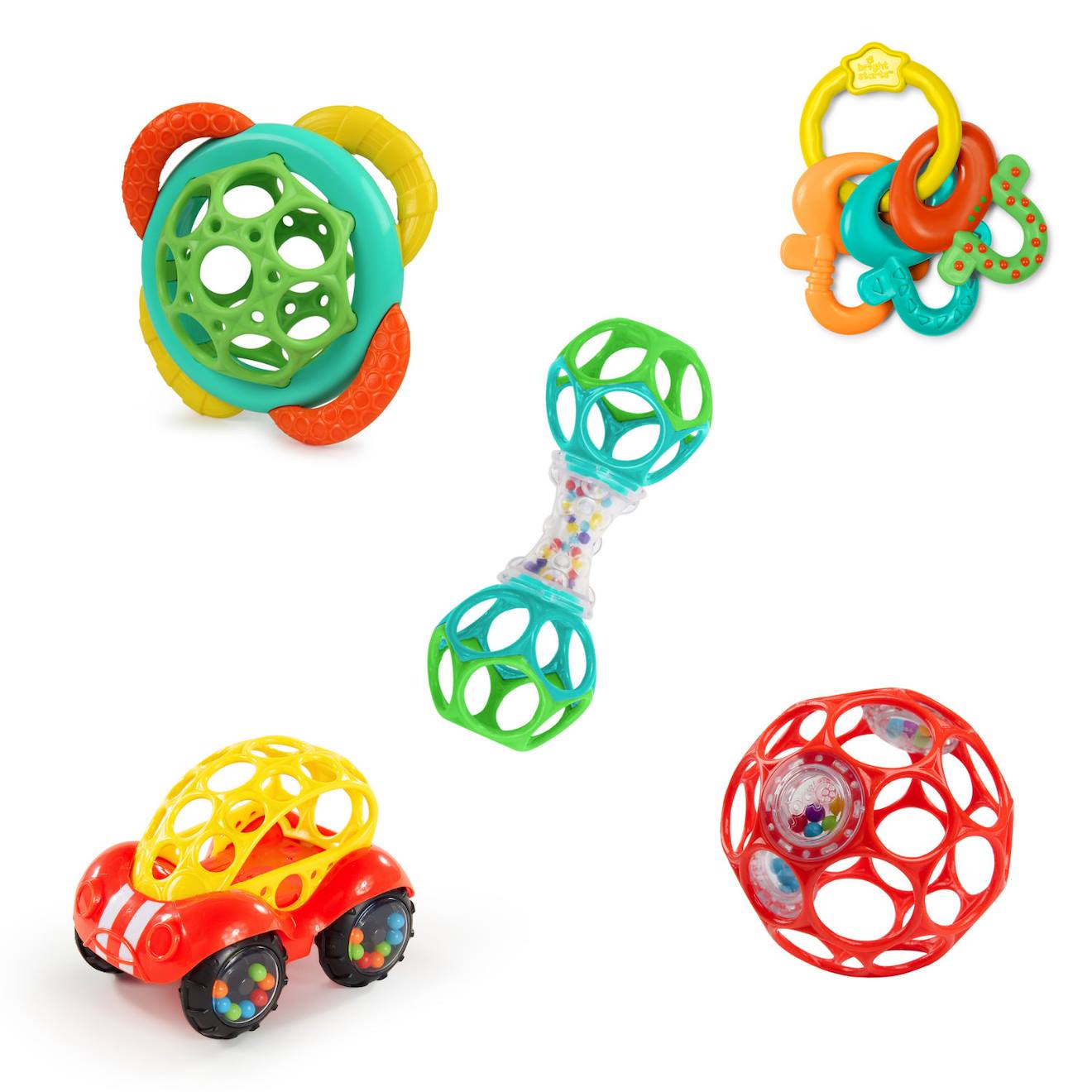 Coffret De Jouets Bébé Hochets Et Dentition Multicolore