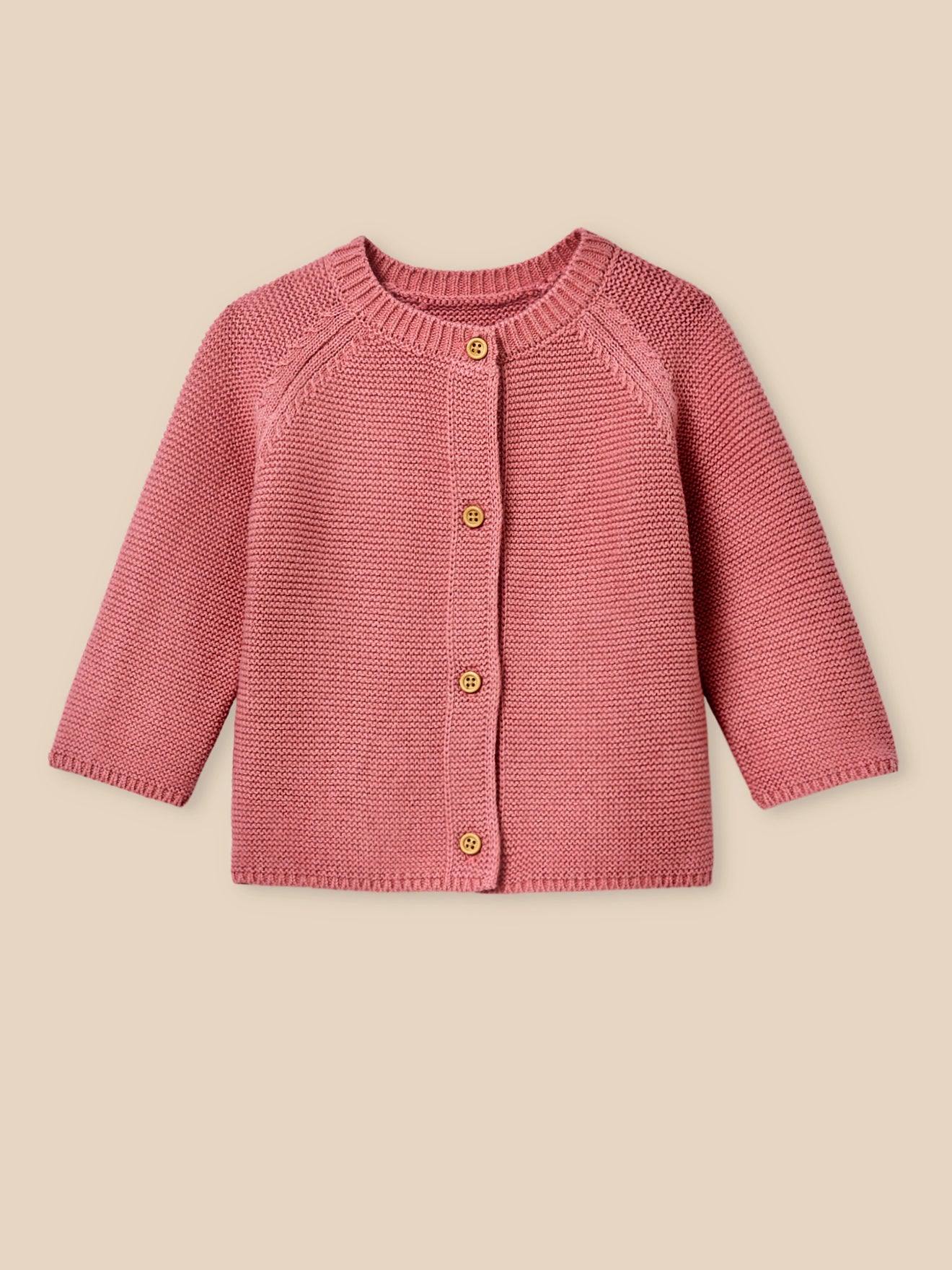 Cardigan Bébé - Coton Biologique Sorbet Cardigan Bébé - Coton Biologique Sorbet