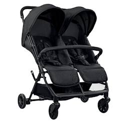 Poussette duo Evalite double + siège auto i-Snug 2 Pebble gris