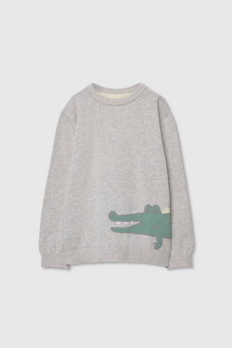 Pull enfant coton  crocodile  - vertbaudet enfant