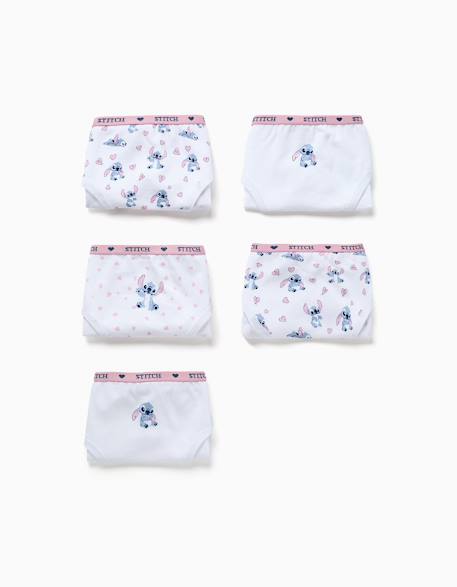 Lot de 5 culottes en coton avec imprimés stitch  - vertbaudet enfant