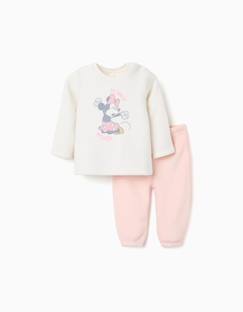 -Pyjama en polaire corail avec imprimé minnie