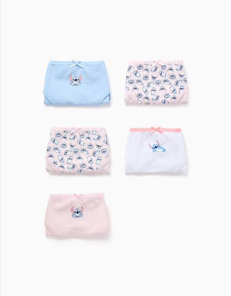 Lot de 5 culottes en coton avec stitch  - vertbaudet enfant
