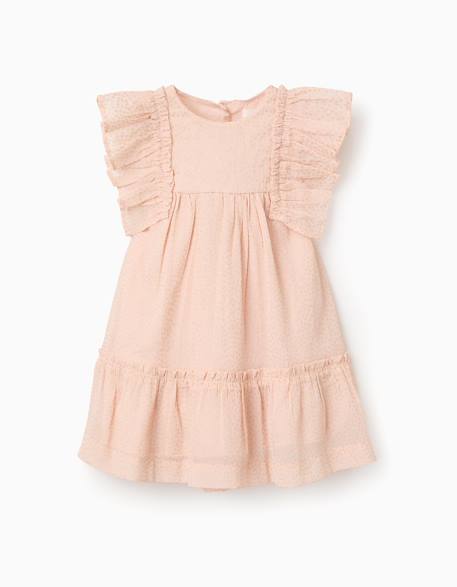 Bébé-Robe en crêpe à volants et lurex