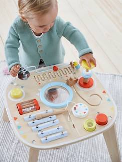 Idées cadeaux bébés et enfants-Table d'activités et d'éveil musical bois FSC®