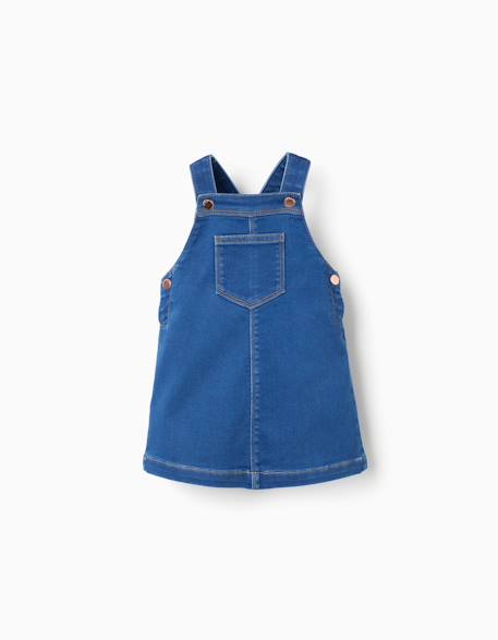 Bébé-Robe salopette en jean avec poche à l'avant