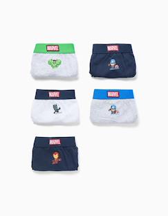 Lot de 5 slips à imprimés avengers  - vertbaudet enfant
