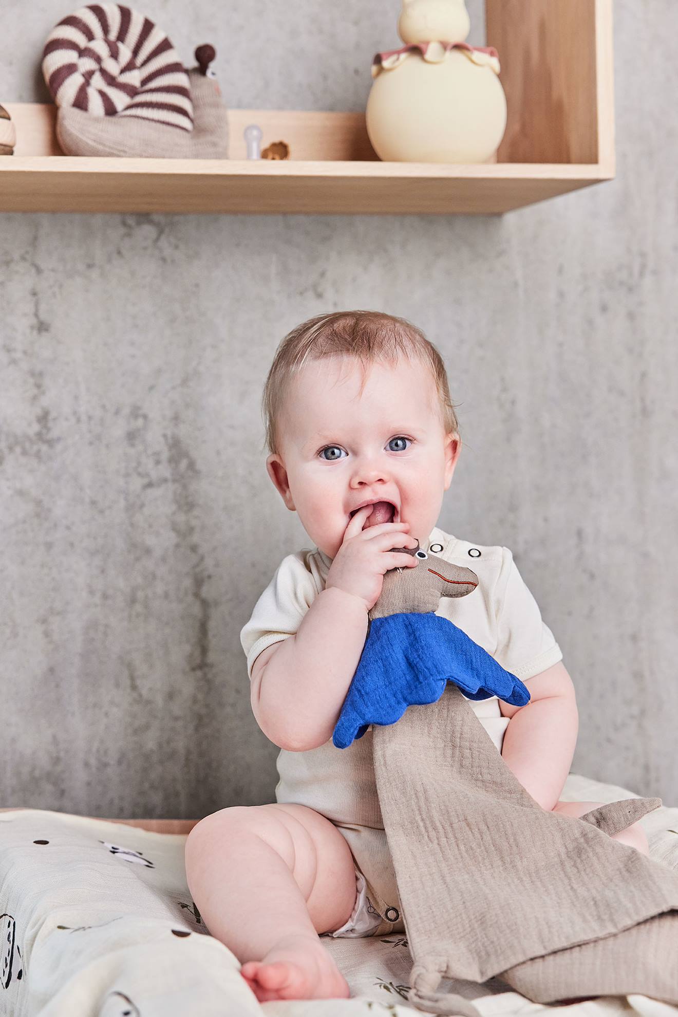 Doudou En Coton Biologique Marron Foncé (Oyoy Mini) - Image 1