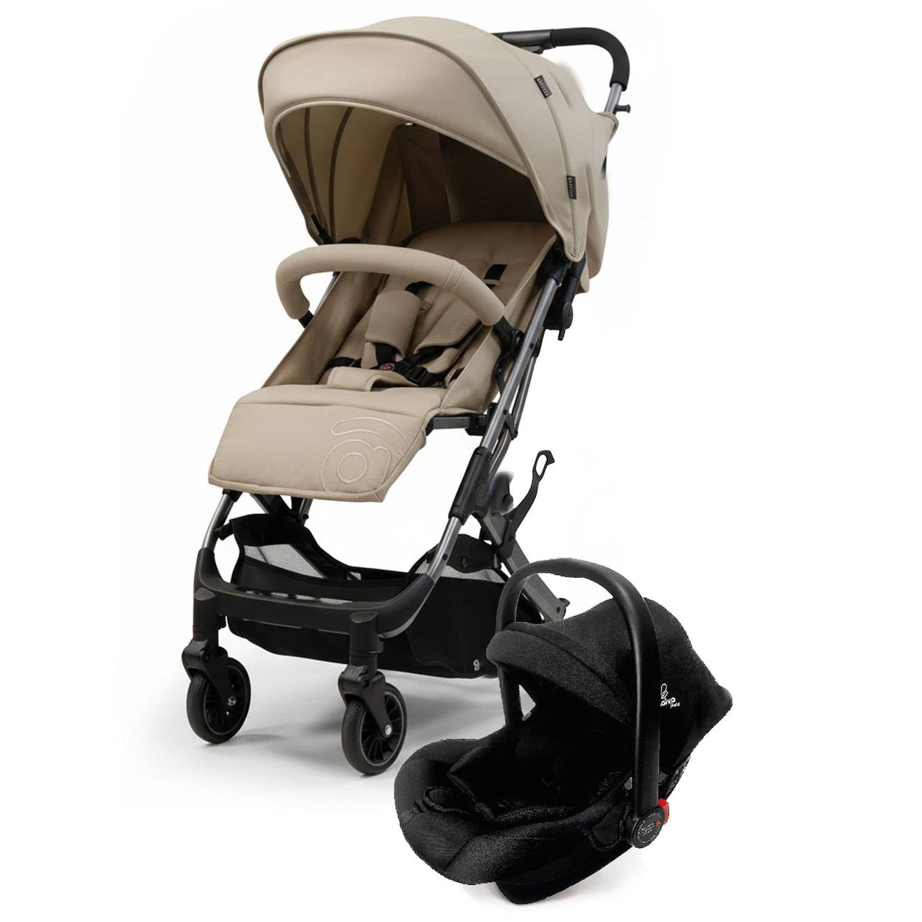 Poussette Et Siège Auto Travel System Amsterdam Beige