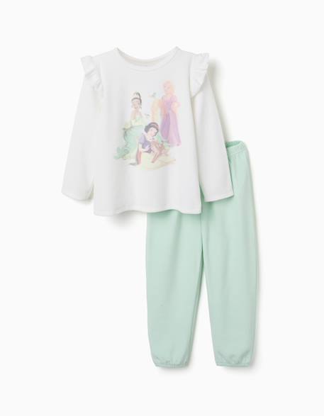 Pyjama en velours avec les princesses disney  - vertbaudet enfant
