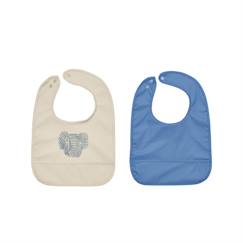 Puériculture-Repas-Lot de 2 bavoirs