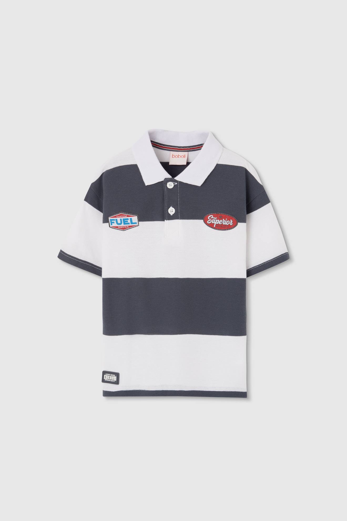 Polo Enfant En Coton Multicolore 16$