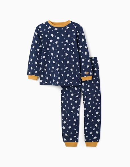 Garçon-Pyjama long en coton à motif d'étoiles