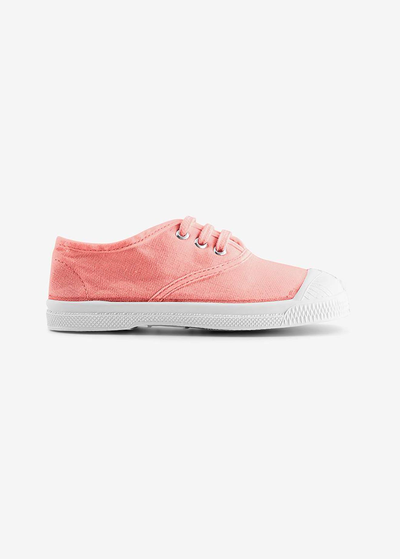 Tennis Lacets Enfant Rose Tendre