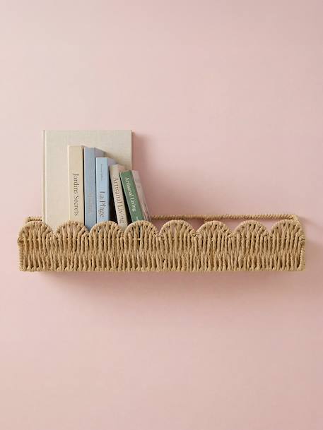 Vertbaudet - Étagère en feston corde de papier beige