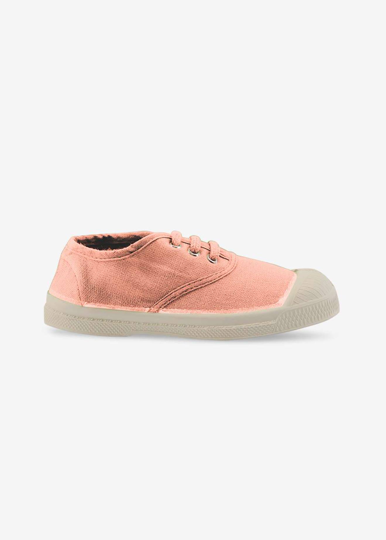 Tennis Lacets Enfant Rose