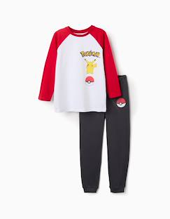 Pyjama long en coton à imprimé pokémon  - vertbaudet enfant
