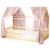 Ciel de lit cabane en gaze de coton duo 330 cm Beige+Blanc+Bleu+Camel+Écru+Gris+Marron+Rose+Terracotta+Vert 39 - vertbaudet enfant 