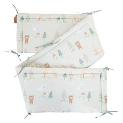 Tour de lit en coton doux woodland buddies  - vertbaudet enfant