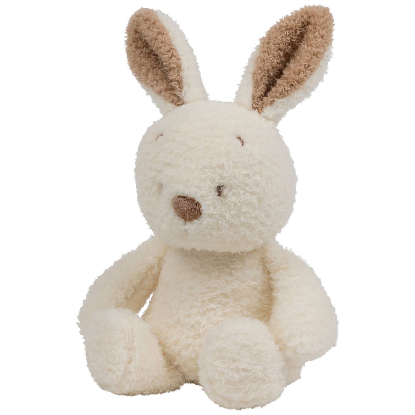 Peluche Veilleuse Lapin Douce Pour Bébé Ecru, Marron
