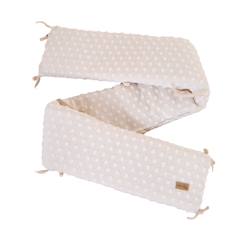 Tour de lit en coton bio frosty almond  - vertbaudet enfant