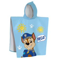 Cape de bain imprimée 100% coton, pat patrouille enjoy  - vertbaudet enfant