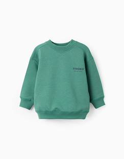 Sweat en coton avec imprimé creative boss  - vertbaudet enfant