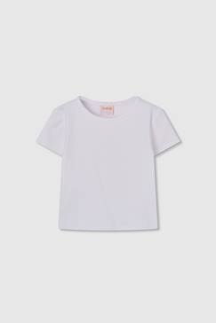 -T-shirt fille en coton