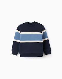 Sweat en coton avec bloc de couleurs  - vertbaudet enfant
