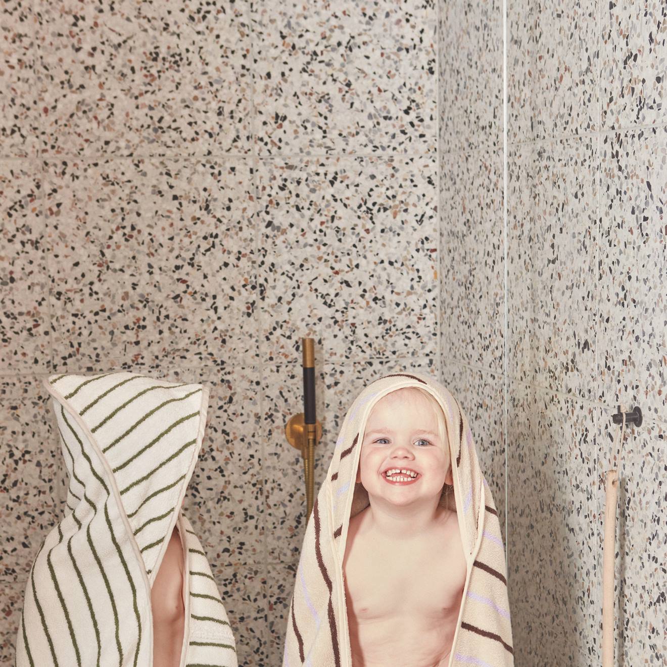 Serviette De Bain En Coton Organique Blanc (Oyoy Mini) - Image 2
