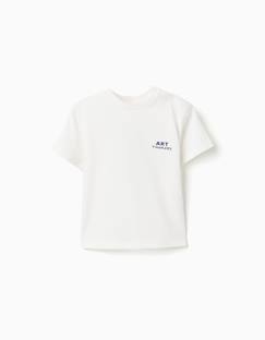 T-shirt en coton avec imprimés art thinkers  - vertbaudet enfant