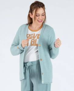 Vêtements de grossesse-Cardigan de grossesse en maille abelha