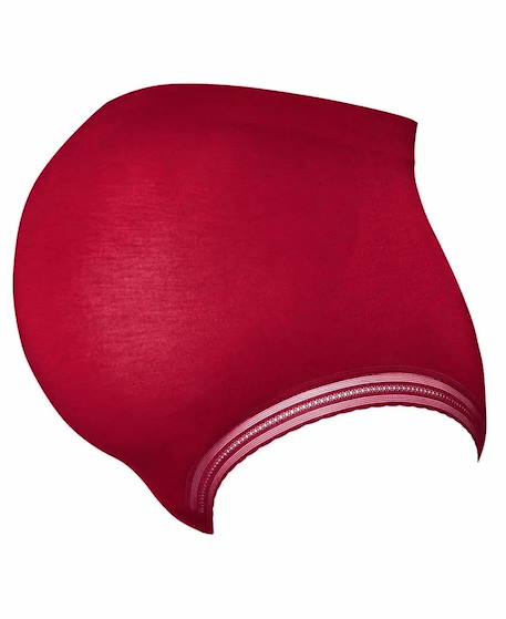 Maxi culotte de grossesse sans couture milk Bordeaux 2 - vertbaudet enfant 