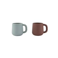 Puériculture-Repas-Vaisselle, coffret repas-Tasse en silicone enfant